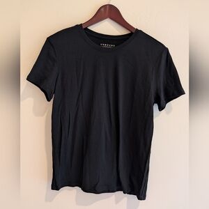 Unbound Merino Wool Short Sleeve T Shirt Black Size Medium